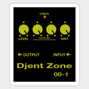 Djent Zone Guitar Pedal Magnet